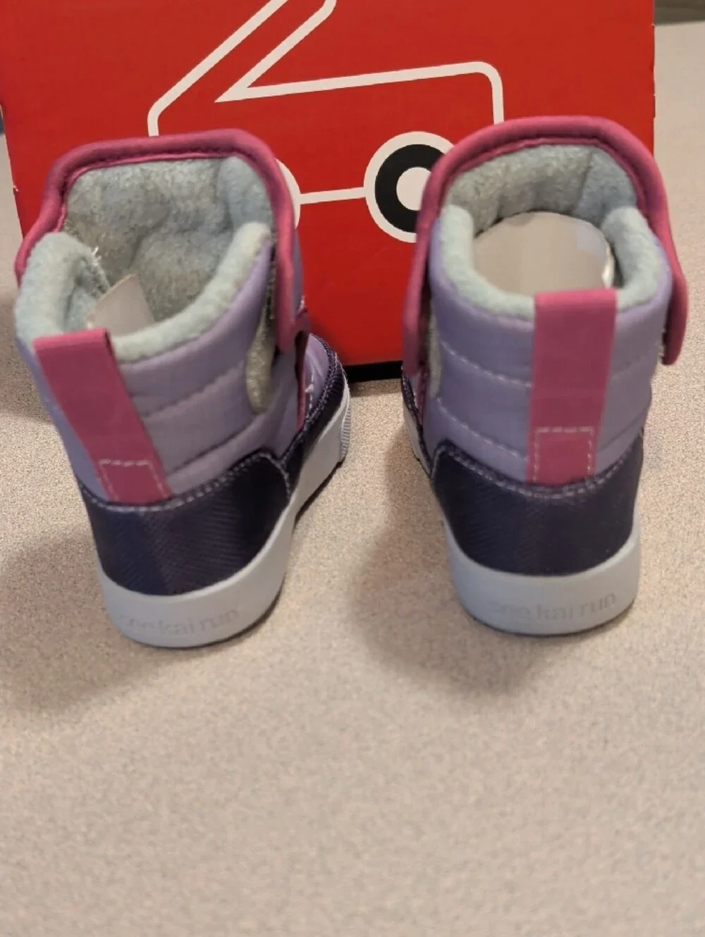 Adorable See Kai Run TeddyHeirloom Purple Toddler Boots New in Box